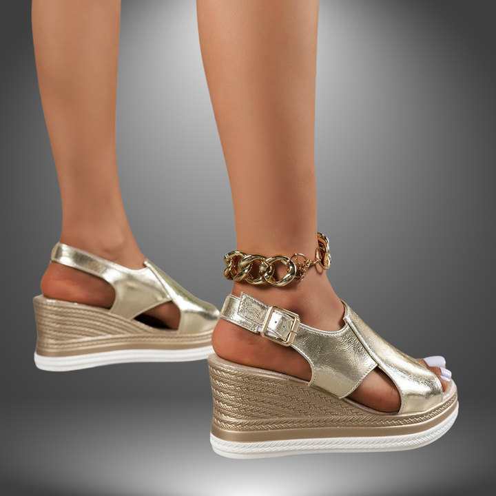 Emily & Isabella Brooks | Platform Wedge Sandals