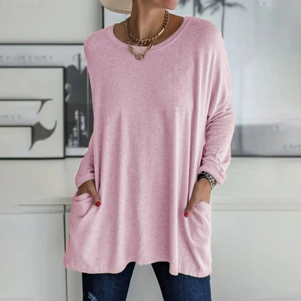 Emily & Isabella Brooks | Relaxed Long Sleeve Top