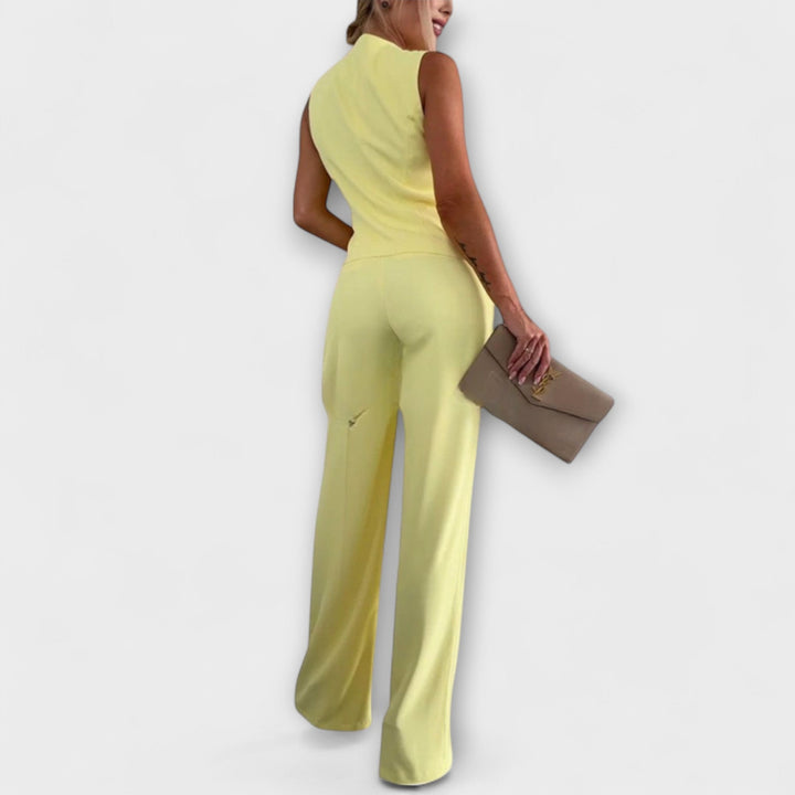 Emily & Isabella Brooks | Sleeveless Top and Pants Ensemble