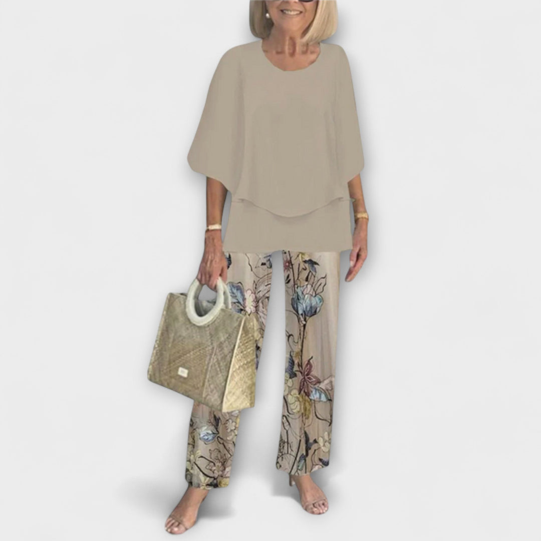 Emily & Isabella Brooks | Modern Set with Comfortable Blouse and Pants