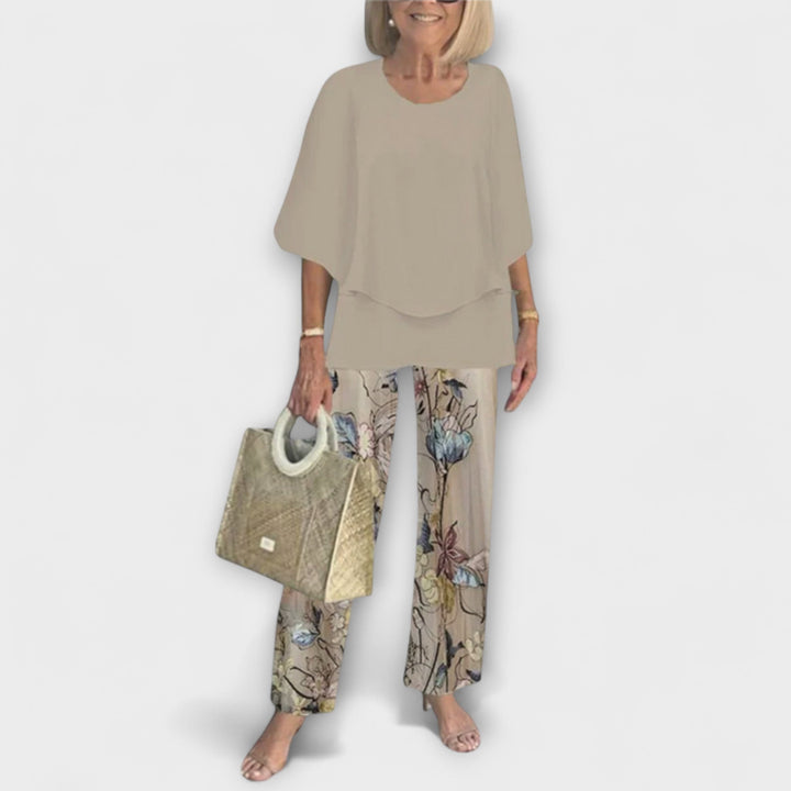 Emily & Isabella Brooks | Modern Set with Comfortable Blouse and Pants