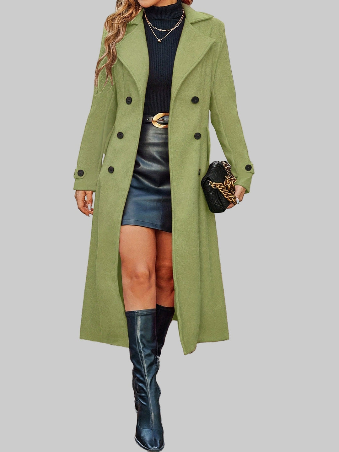 Emily & Isabella Brooks | Double-Breasted Wool Coat