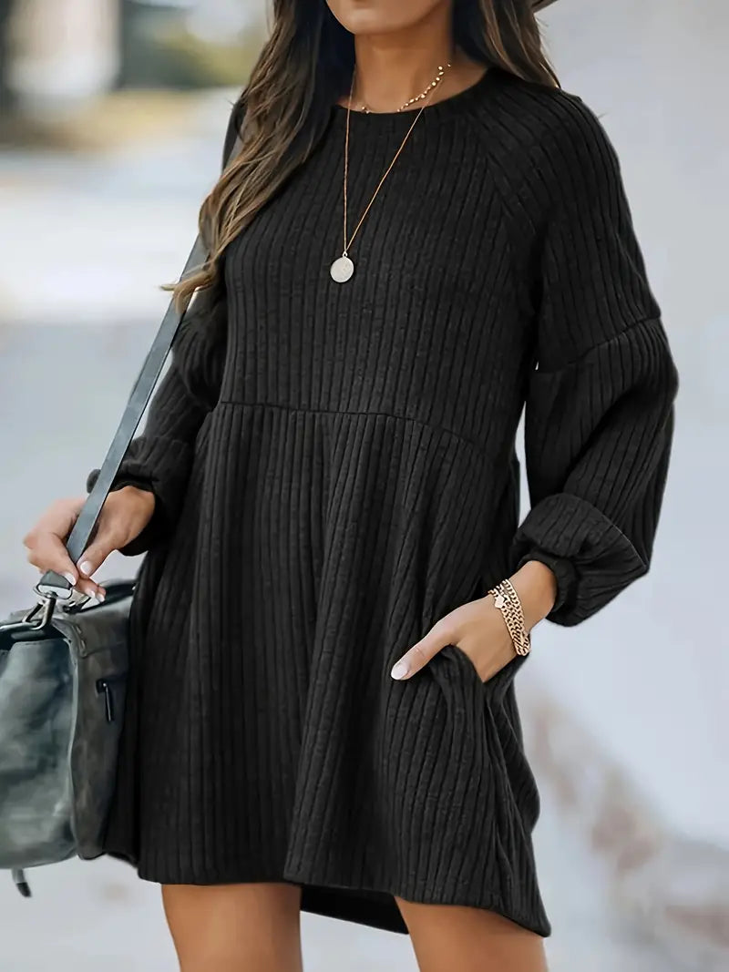 Emily & Isabella Brooks | Casual Winter Mini Dress