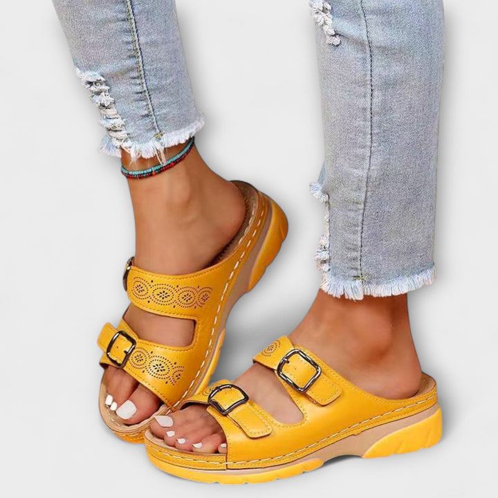 Emily & Isabella Brooks | Orthopedic Leather Sandals