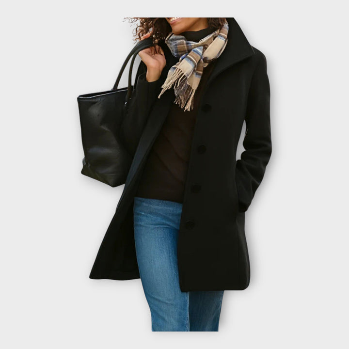 Emily & Isabella Brooks | Wool Coat with Buttons