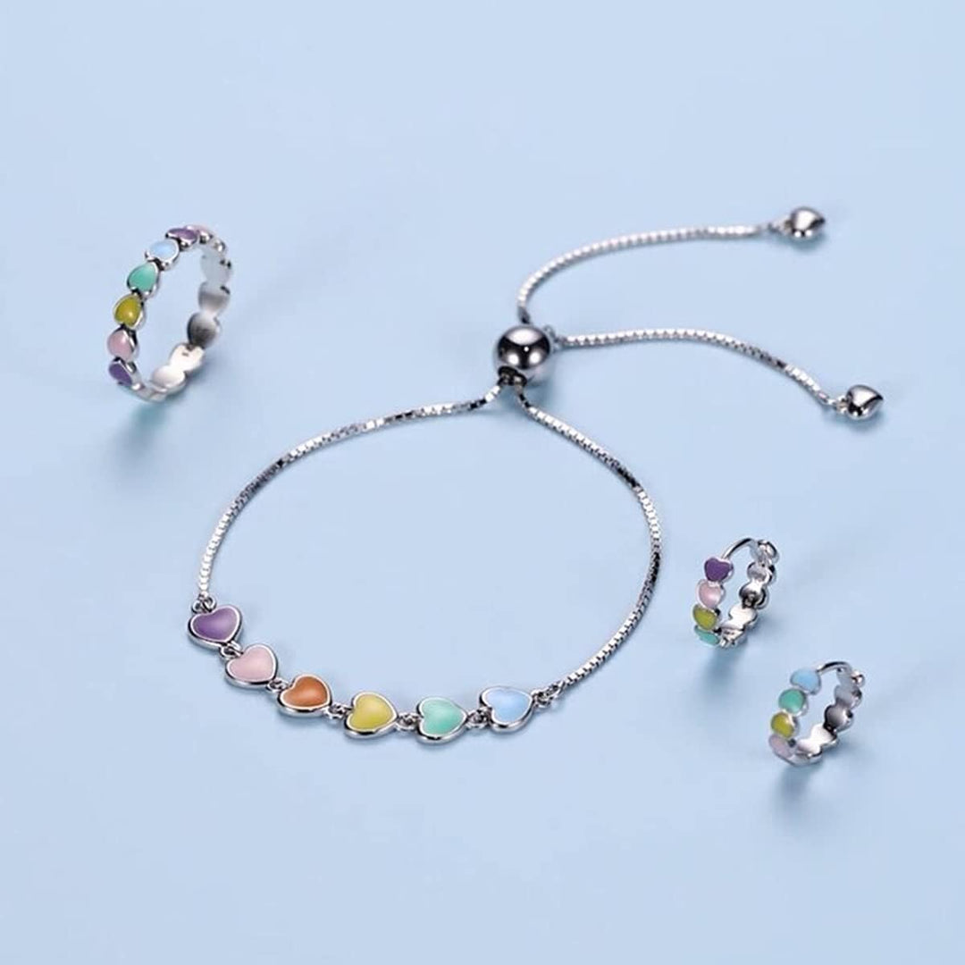 Emily & Isabella Brooks | Sterling Silver Paw Print Bracelet - Adjustable Fit