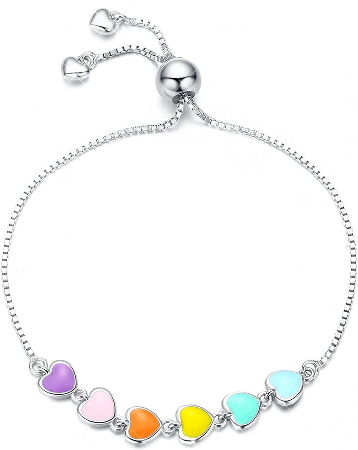 Emily & Isabella Brooks | Sterling Silver Paw Print Bracelet - Adjustable Fit