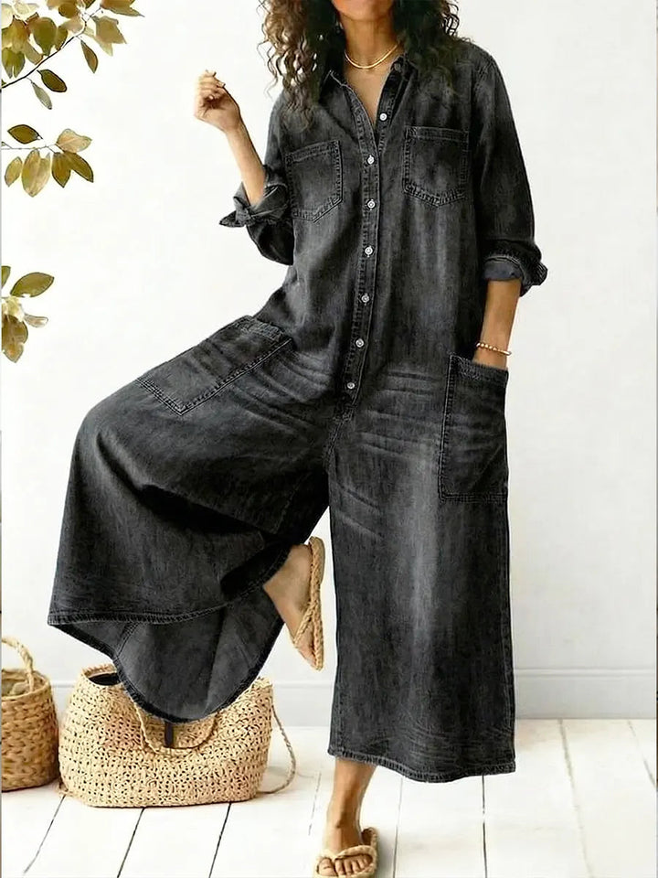Emily & Isabella Brooks | Casual Cotton polyester Jumpsuit