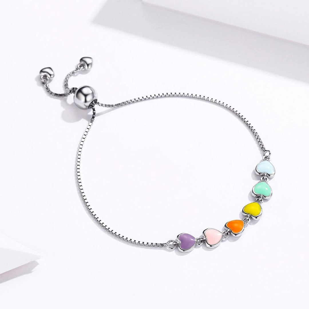 Emily & Isabella Brooks | Sterling Silver Paw Print Bracelet - Adjustable Fit