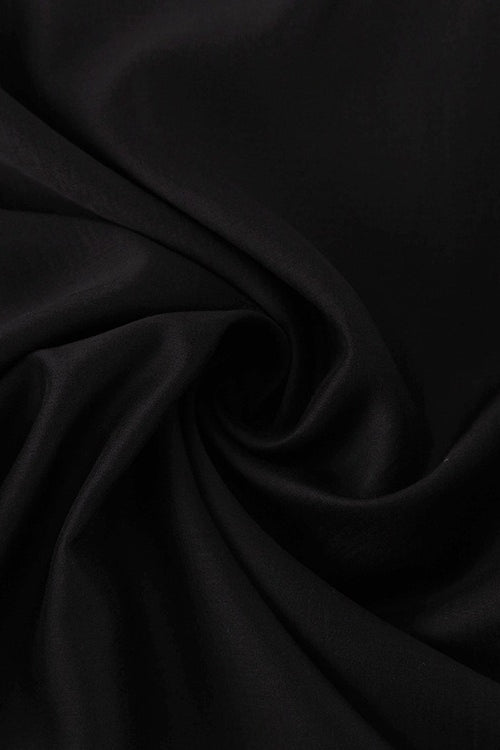 Emily & Isabella Brooks | Double Layer Sheer Black Bodycon Skirt
