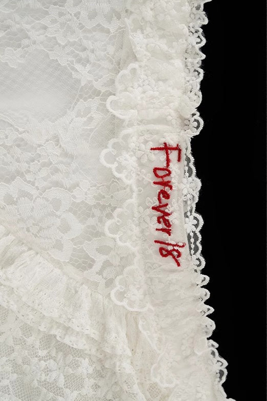 Emily & Isabella Brooks | Lace Tiered Mesh Midi Skirt
