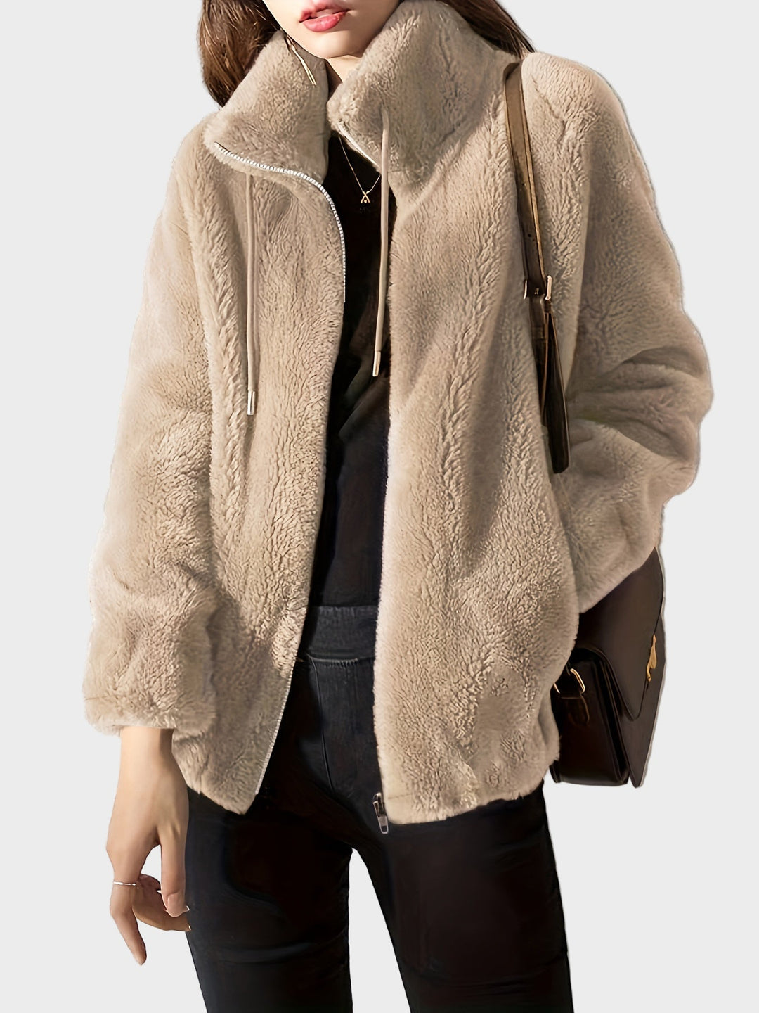 Emily & Isabella Brooks | Comfortable Zippered Cardigan