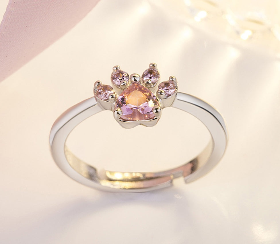 Emily & Isabella Brooks | Rose Gold Jewelry Set – 4 Pieces with Zirconia Heart (Ring, Necklace, Earrings, Bracelet)