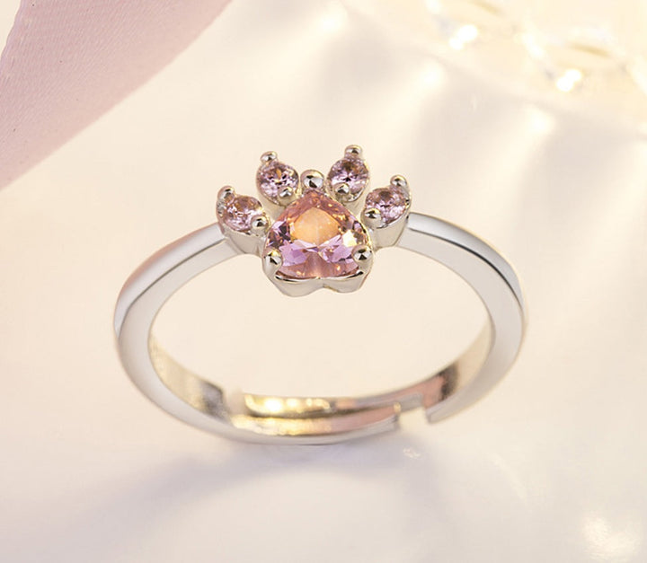 Emily & Isabella Brooks | Rose Gold Jewelry Set – 4 Pieces with Zirconia Heart (Ring, Necklace, Earrings, Bracelet)