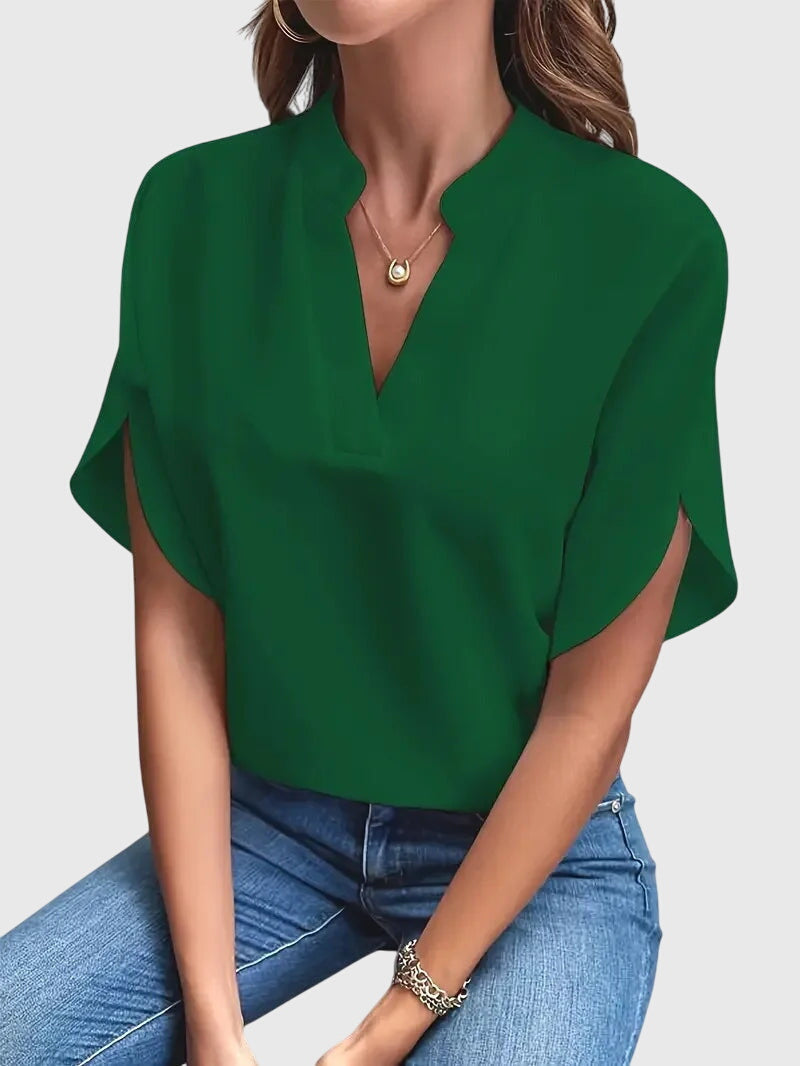 Emily & Isabella Brooks | Soft V-Neck Shirt