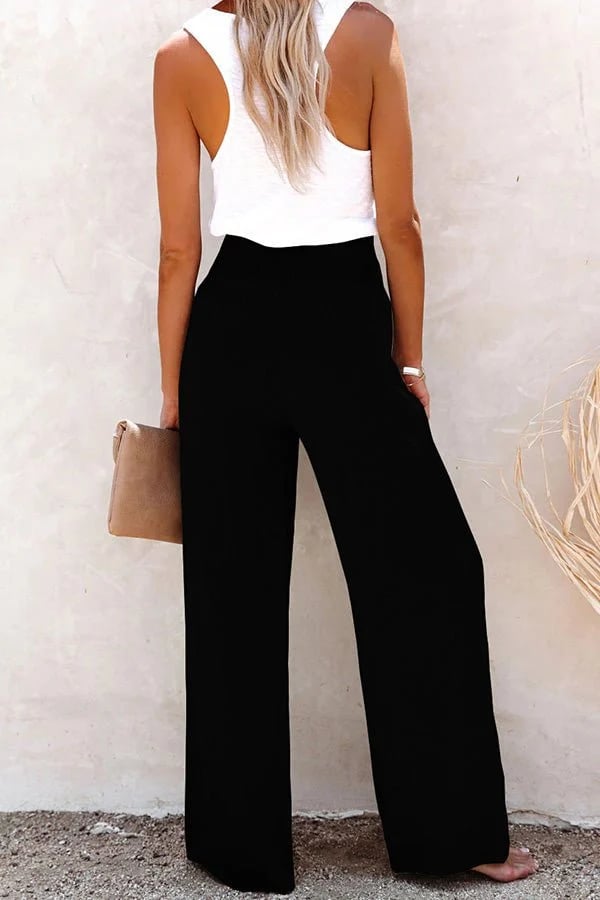Emily & Isabella Brooks | High-Waist Relaxed Pants