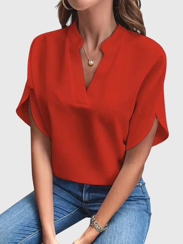 Emily & Isabella Brooks | Soft V-Neck Shirt