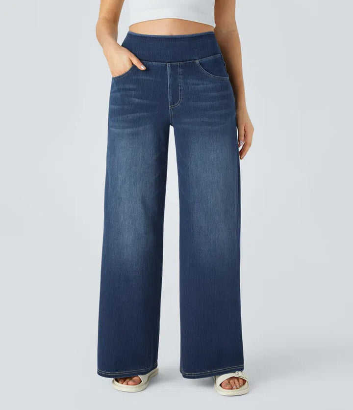 Emily & Isabella Brooks | Relaxed Fit Wide-Leg Jeans