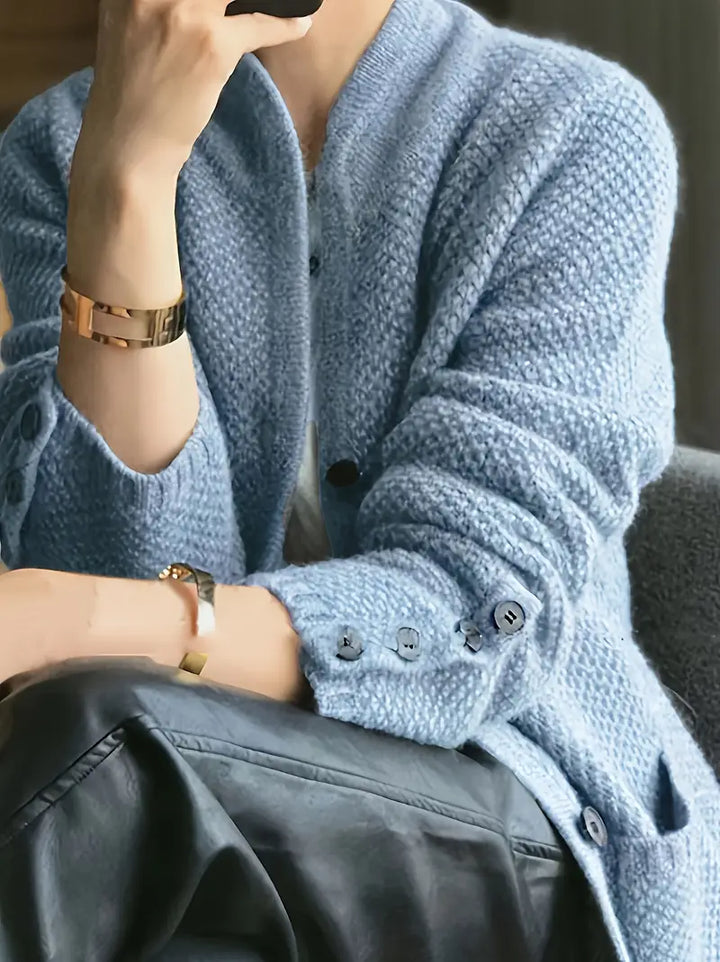 Emily & Isabella Brooks | Elegant Cardigan with Buttons