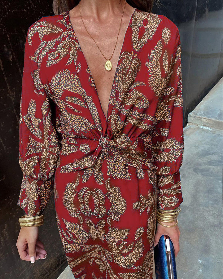 Emily & Isabella Brooks | Boho Wrap Dress