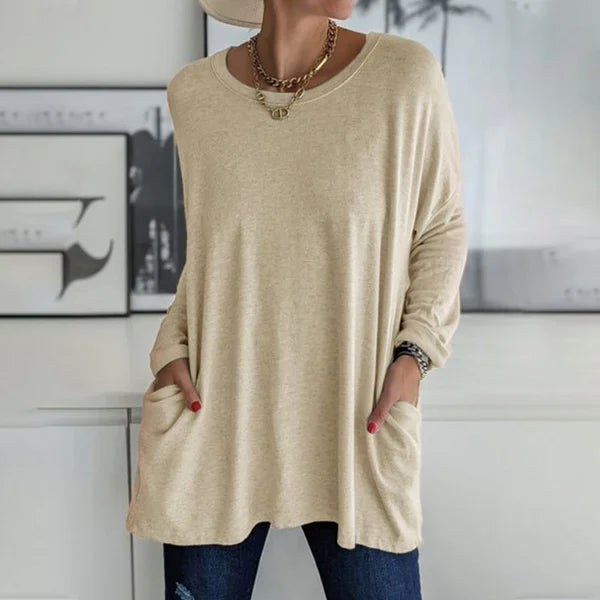 Emily & Isabella Brooks | Relaxed Long Sleeve Top