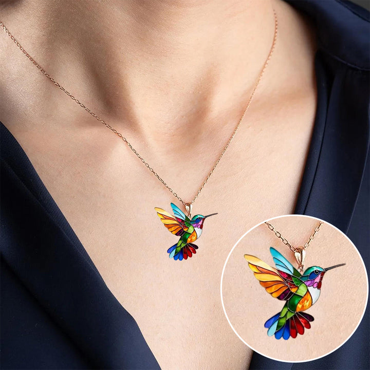 Emily & Isabella Brooks | Hummingbird Necklace and Earrings Set