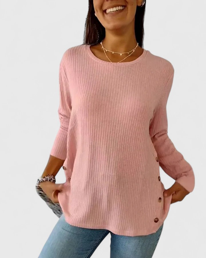 Emily & Isabella Brooks | Elegant Crew Top