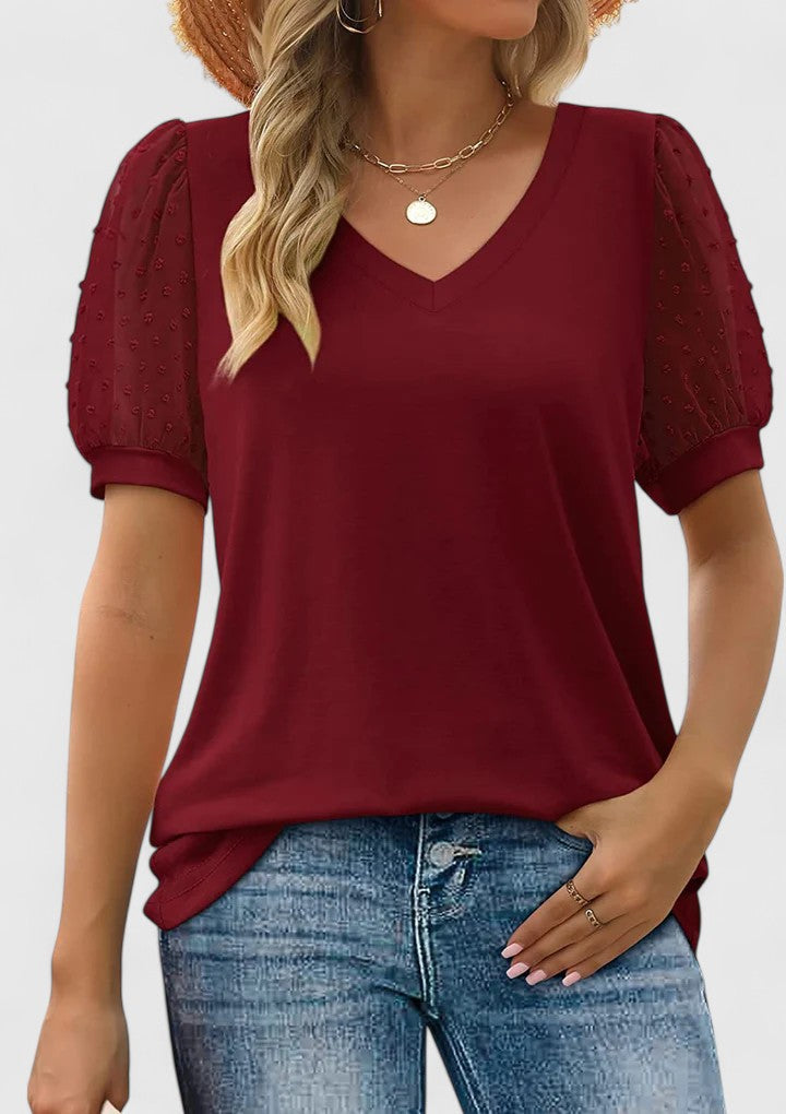 Emily & Isabella Brooks | Comfortable V-Neck Top
