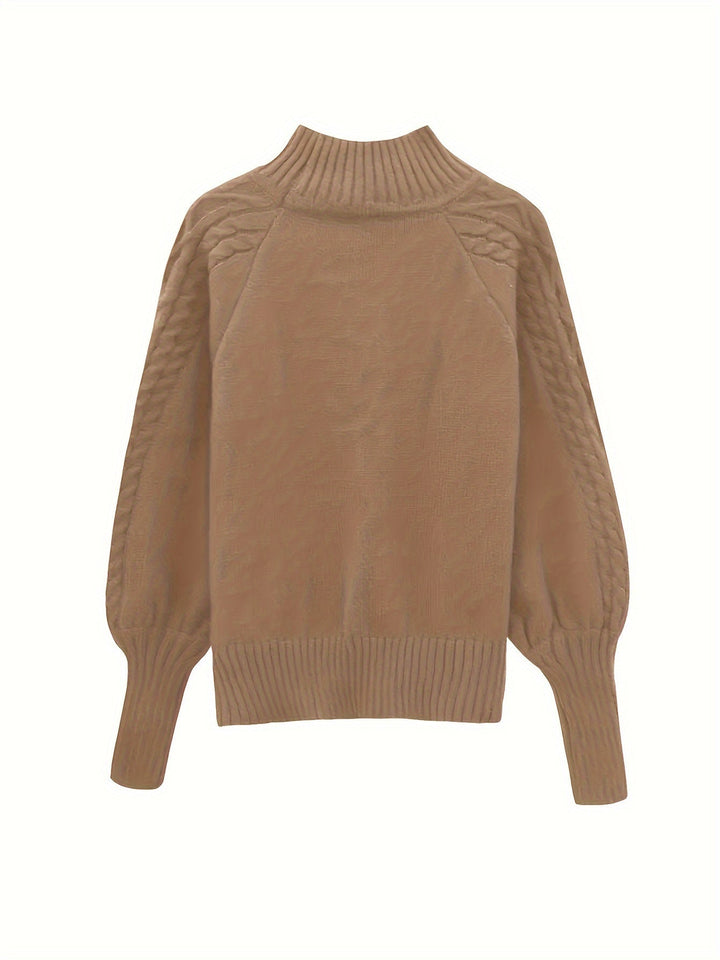 Emily & Isabella Brooks | Casual Long Sleeve Knitted Sweater