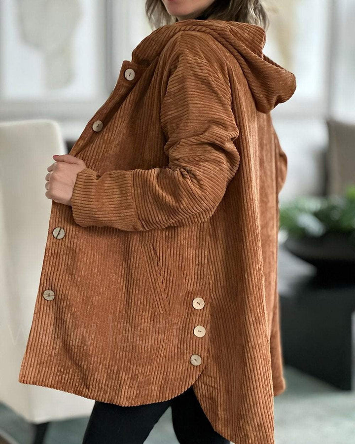 Emily & Isabella Brooks | Corduroy Jacket with Hood
