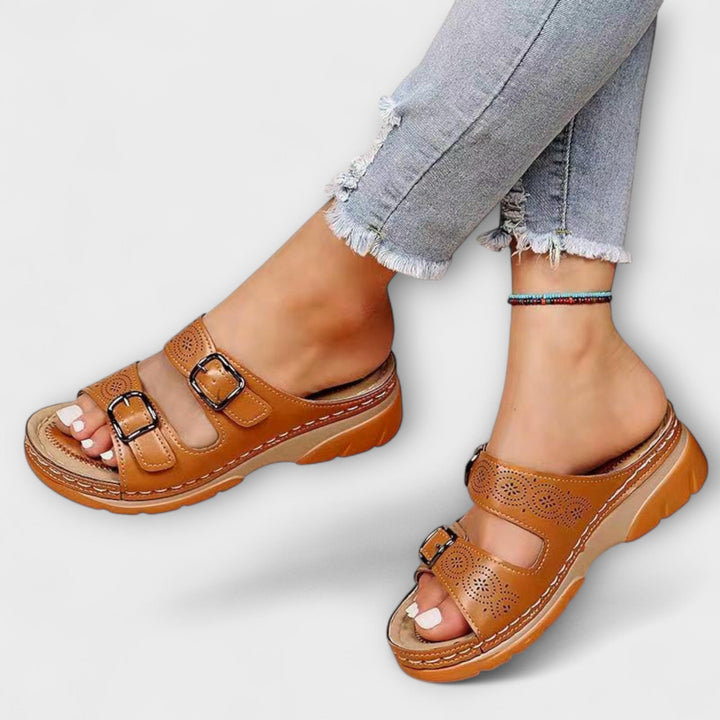 Emily & Isabella Brooks | Orthopedic Leather Sandals