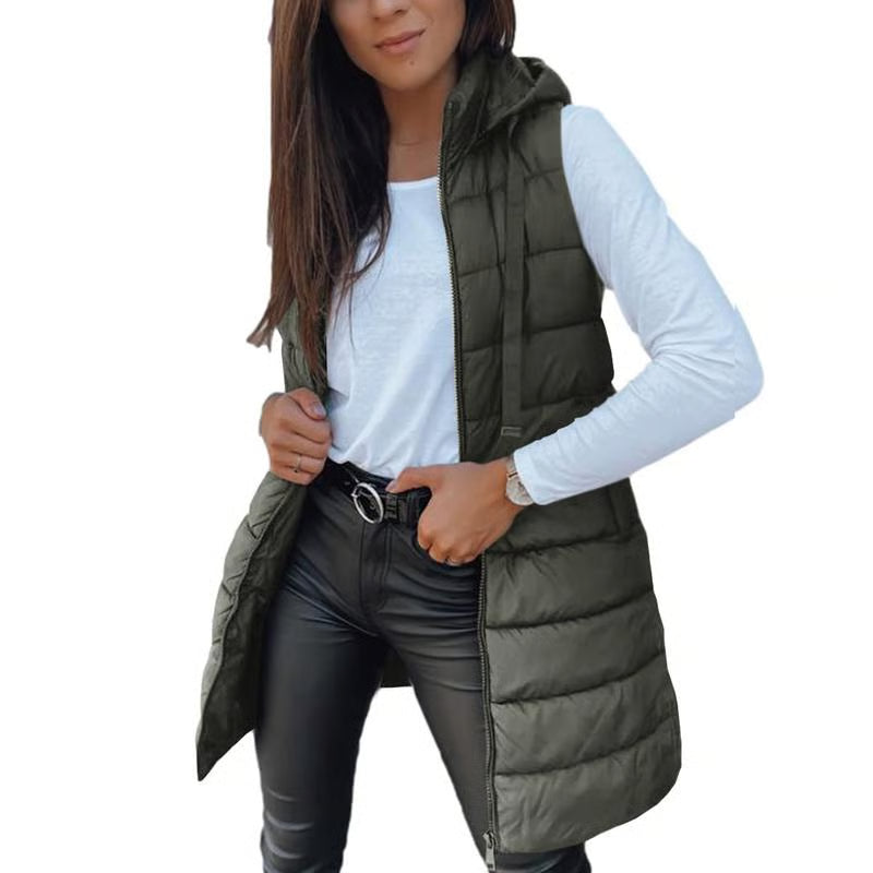 Emily & Isabella Brooks | Women's Long Sleeveless Jacket