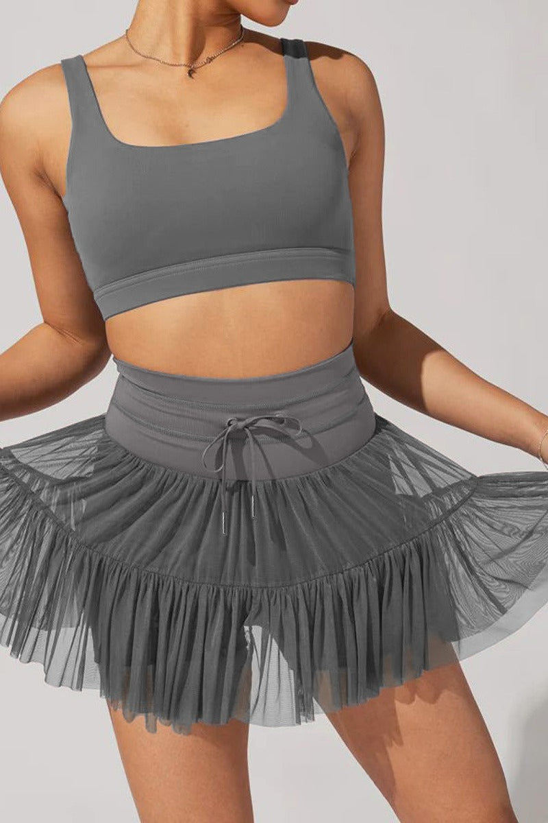 Emily & Isabella Brooks | Pleated High Waist Short Skirt