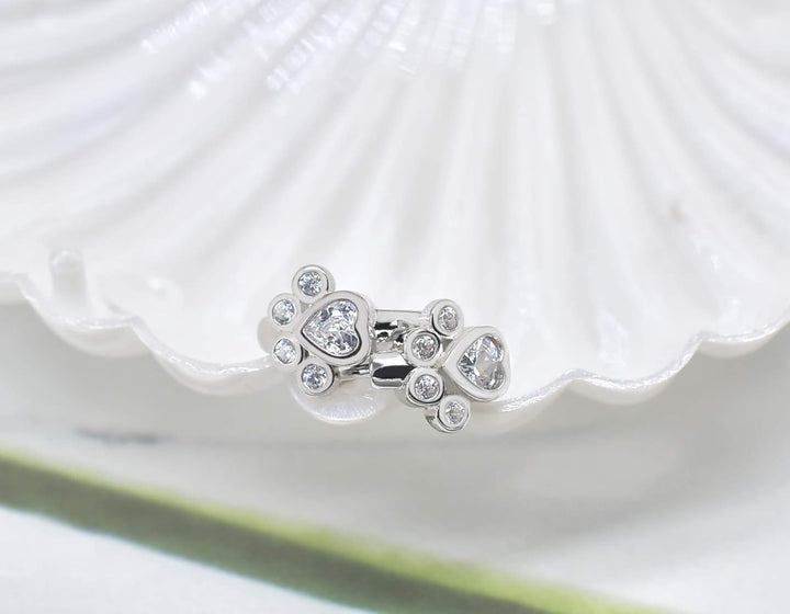 Emily & Isabella Brooks | Huggie Hoop Earrings with Zirconia