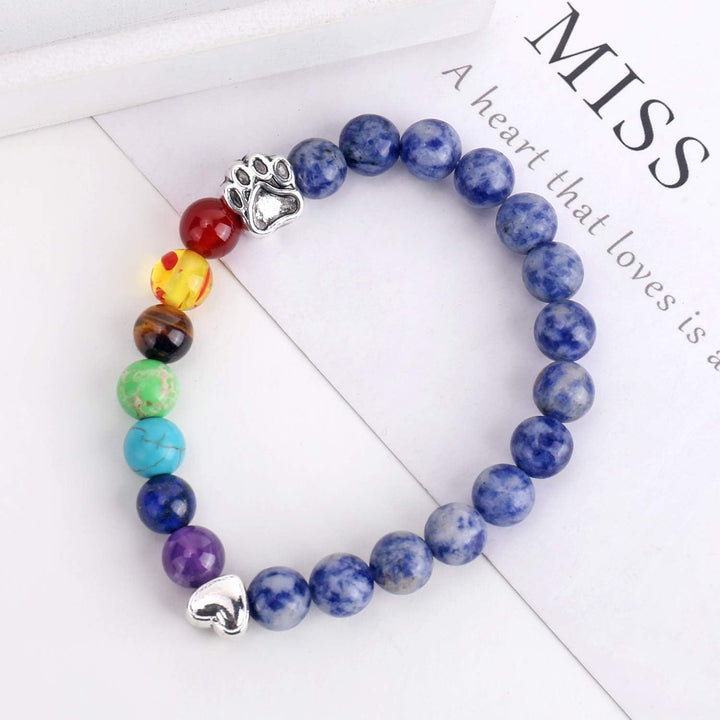 Emily & Isabella Brooks | Chakra Bead Bracelet for Pet Loss