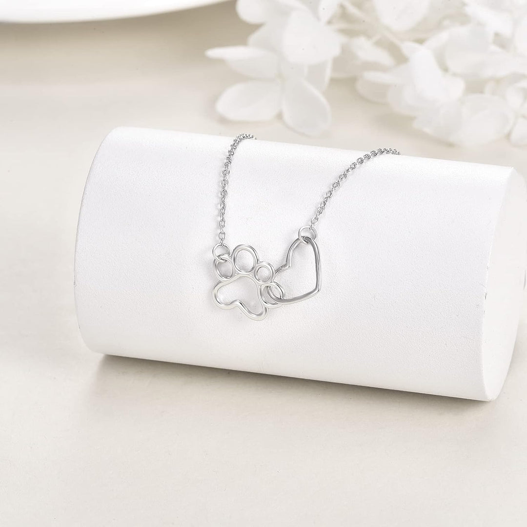 Emily & Isabella Brooks | Sterling Silver Necklace with Heart Crystal Pendant