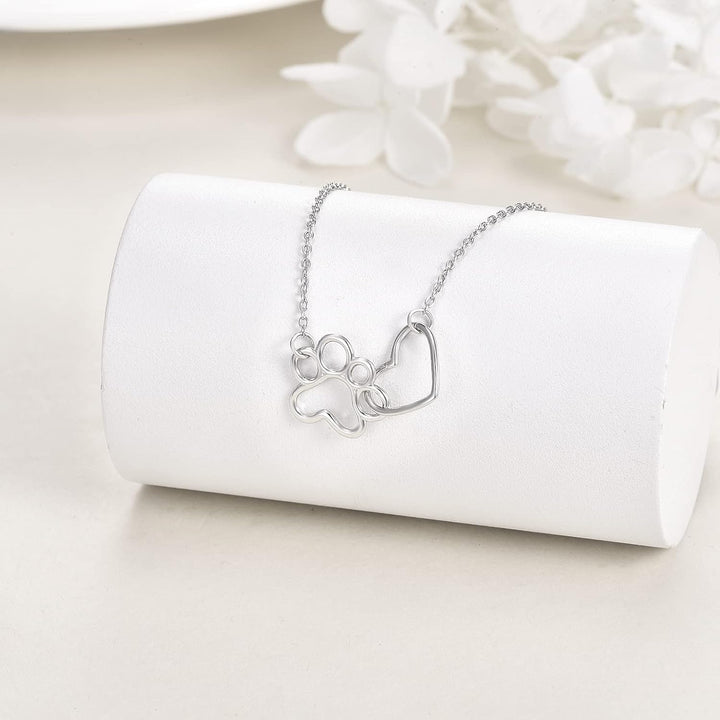 Emily & Isabella Brooks | Sterling Silver Necklace with Heart Crystal Pendant