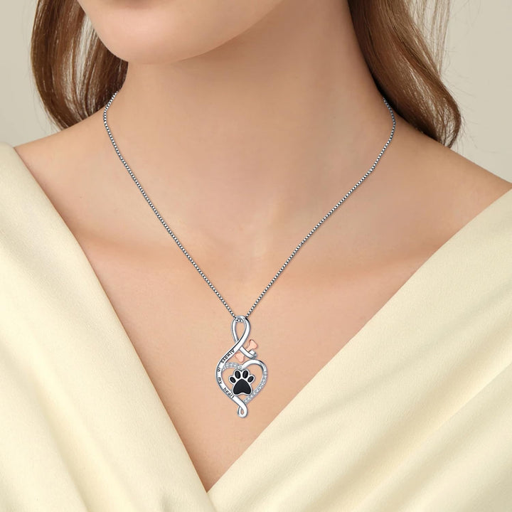 Emily & Isabella Brooks | Necklace with Heart, Bone & Infinity Pendant