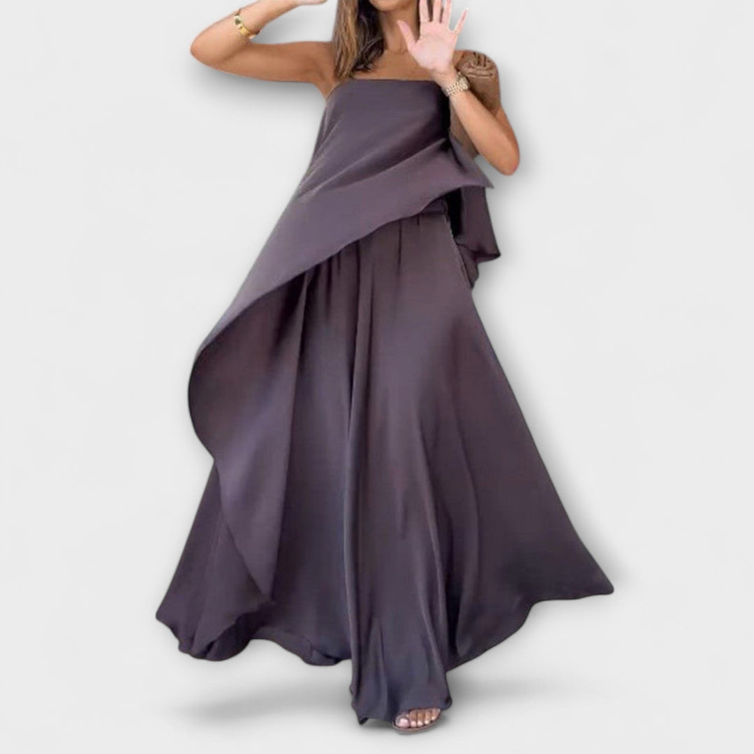 Emily & Isabella Brooks | Sleeveless Bandeau Top and Skirt