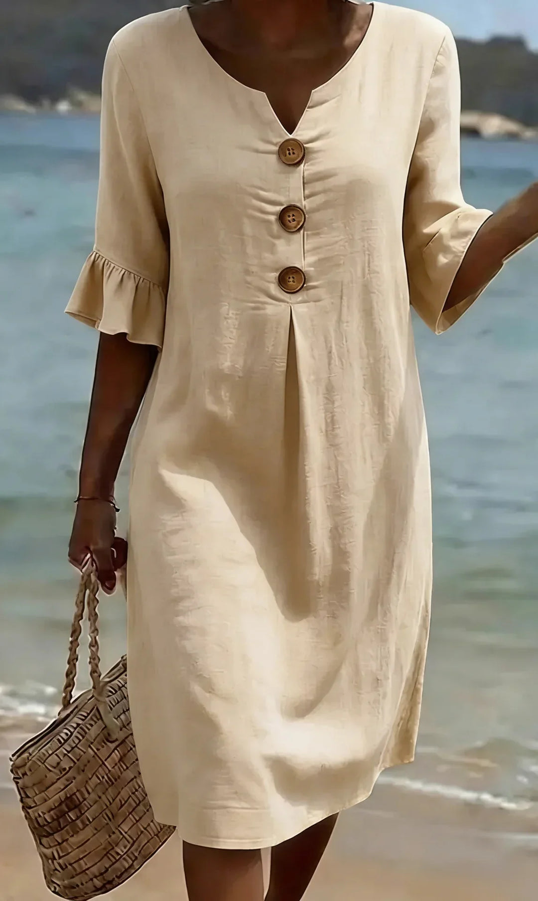 Emily & Isabella Brooks | Textured Long Sleeve Dress