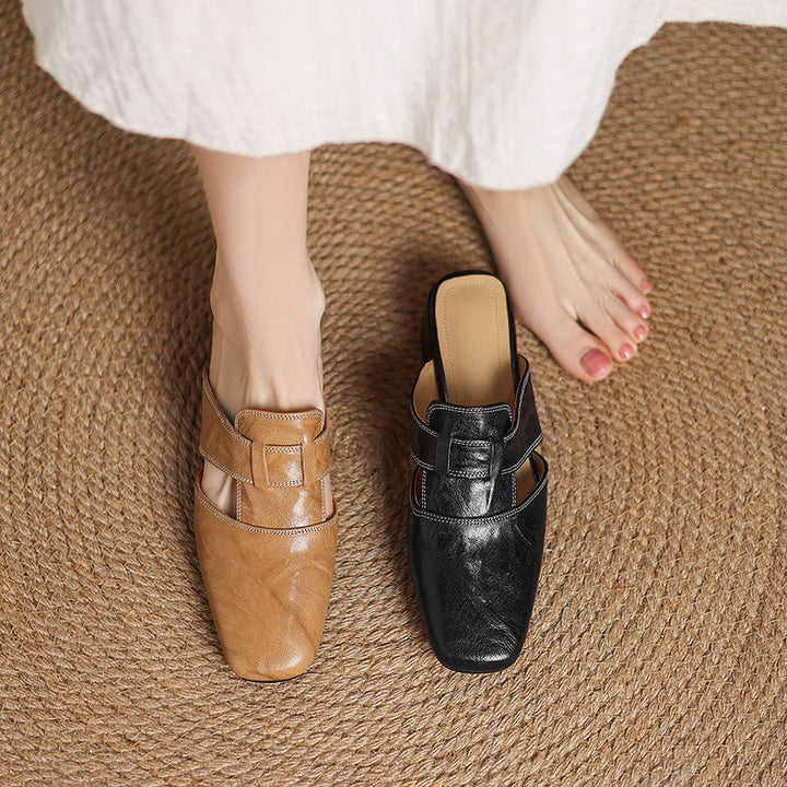Emily & Isabella Brooks | Genuine Leather Mules