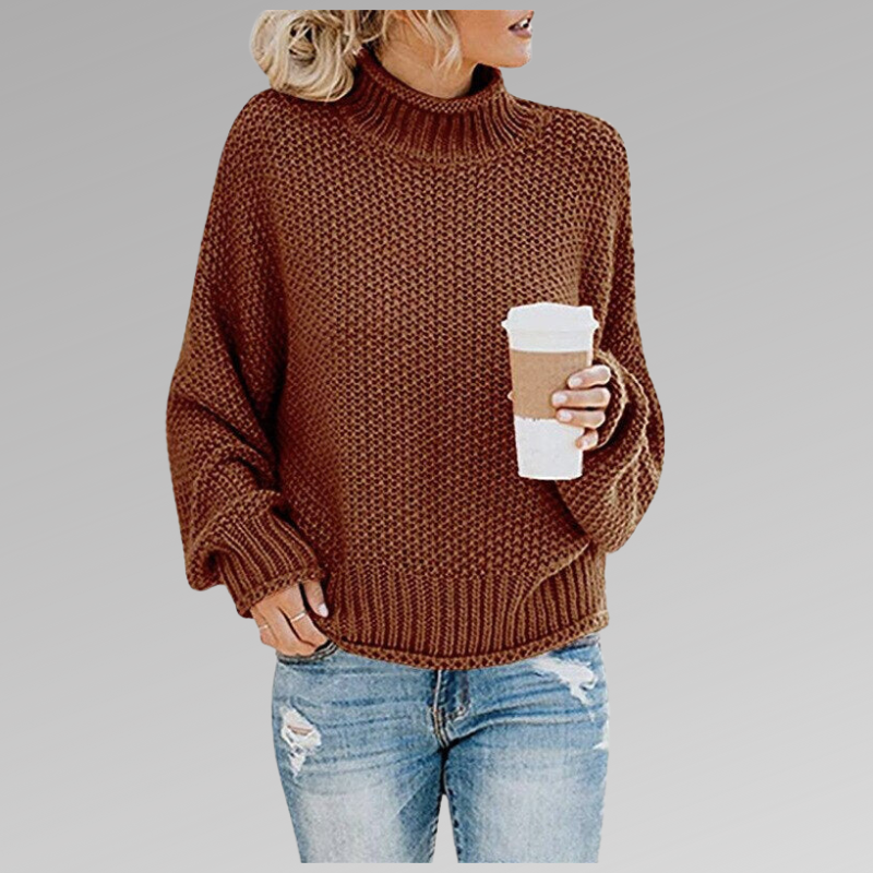 Emily & Isabella Brooks | High Collar Pullover