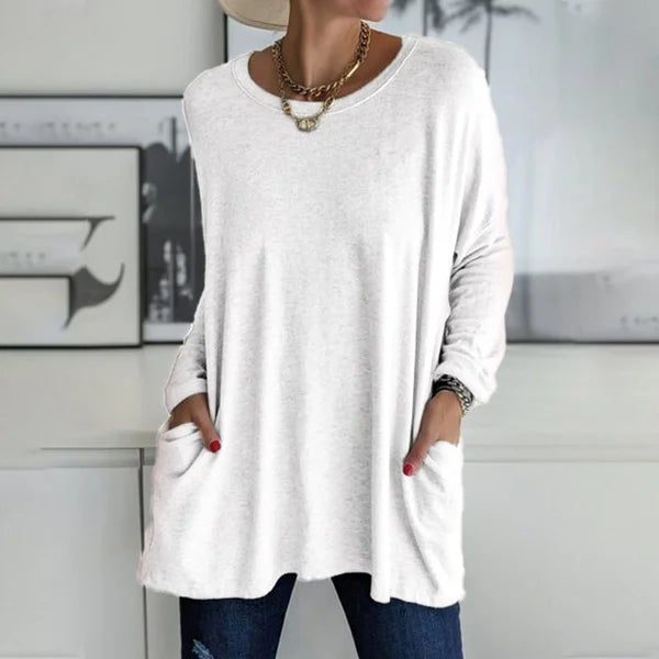 Emily & Isabella Brooks | Relaxed Long Sleeve Top