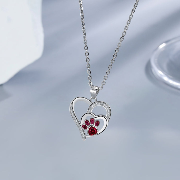 Emily & Isabella Brooks | Paw Print Necklace