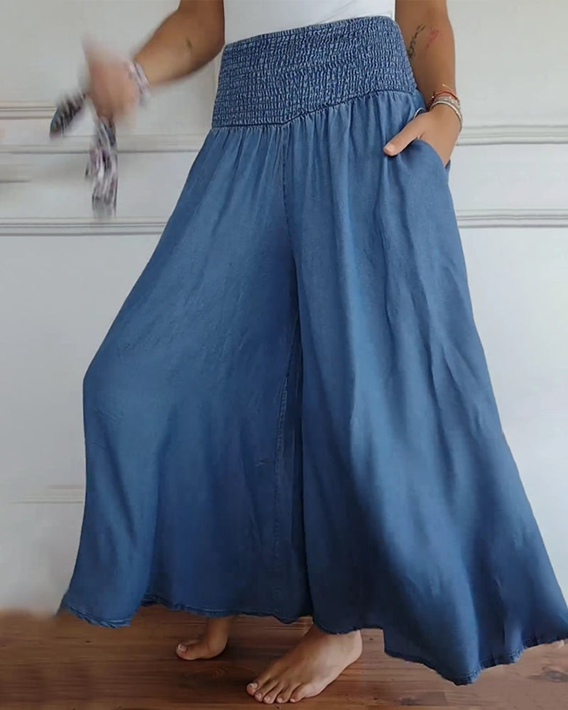 Emily & Isabella Brooks | Comfy Wide-Leg Trousers
