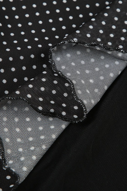 Emily & Isabella Brooks | Polka Dot A-Line Midi Skirt