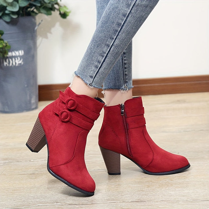 Emily & Isabella Brooks | Block Heel Ankle Boots