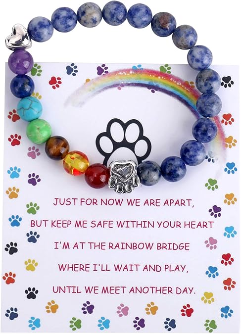 Emily & Isabella Brooks | Chakra Bead Bracelet for Pet Loss
