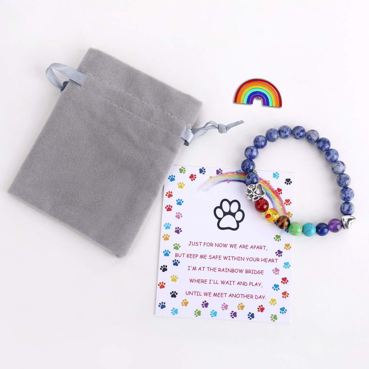 Emily & Isabella Brooks | Chakra Bead Bracelet for Pet Loss