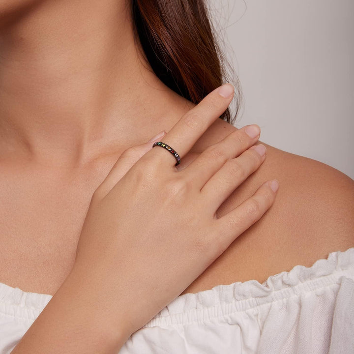 Emily & Isabella Brooks | Sterling Silver Ring with Paw Design